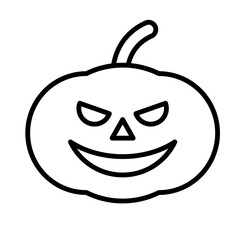 Halloween Pumpkin Icon, Creepy, Thanksgiving