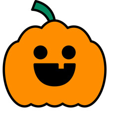 Halloween Pumpkin Icon, Creepy, Thanksgiving
