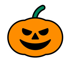 Halloween Pumpkin Icon, Creepy, Thanksgiving