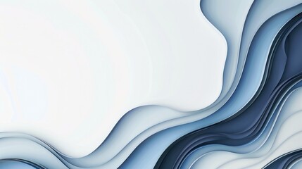 Abstract Blue Waves