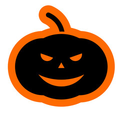 Halloween Pumpkin Icon, Creepy, Thanksgiving