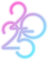 neon 2025 new year