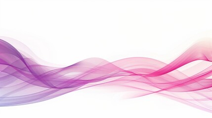 Abstract Pink and Purple Waves