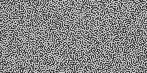 Gradient noise line abstract spread geometric background. Monochrome Turing reaction background. Abstract diffusion pattern with chaotic shapes. Vector illustration	
