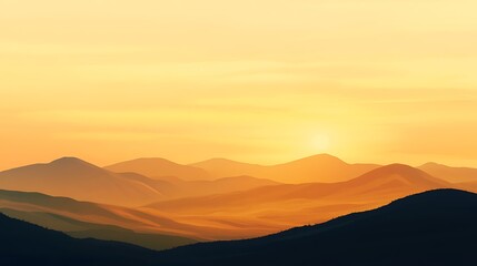 Fototapeta premium background with a tranquil beach at sunrise, featuring soft golden light, gentle waves, and a peaceful, early morning atmosphere