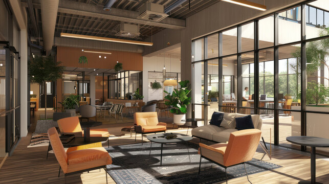 A future-ready workplace designed for small businesses, featuring cloud-based solutions, smart productivity tools, and flexible coworking spaces.