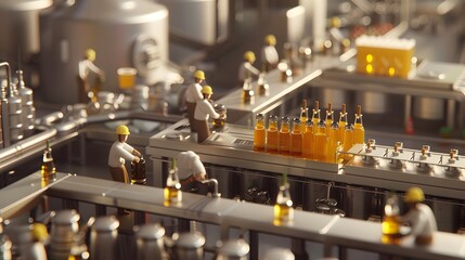 Miniature Brewery Workers