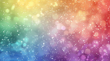 Fototapeta premium rainbow bokeh color light background looks very beautiful clouds
