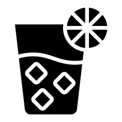 icon food and drink glyph