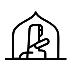 Praying Icon Design