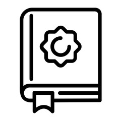 reading al-quran icon design