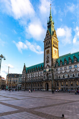 Naklejka premium Hambug