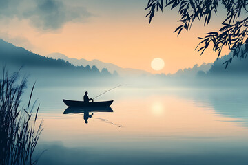 background with a calm and modern digital workspace, featuring advanced monitors, keyboards, and gadgets