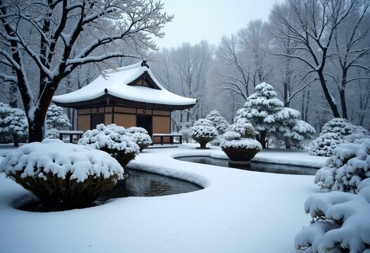 Japanese Garden Winter Images – Browse 50,651 Stock Photos