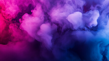 Fototapeta premium Maroon and Purple Smoke Blending on Stage