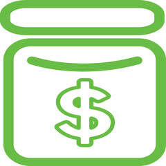 Single isolated icon with outline style icon on white background