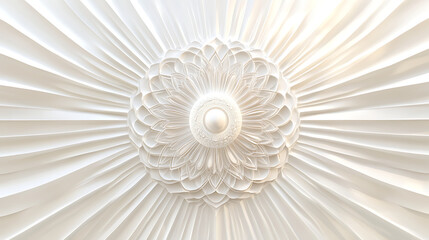 Obraz premium Ashoka Chakra cantered on a background of saffron, white, and green waves, with a soft, radiant light