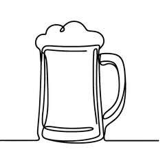 A glass of beer with foam on top. The foam is white and the glass is clear. The beer is cold and refreshing