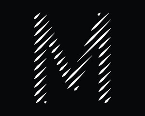 Word with M art & illustration icon