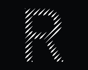 Word with R art & illustration icon