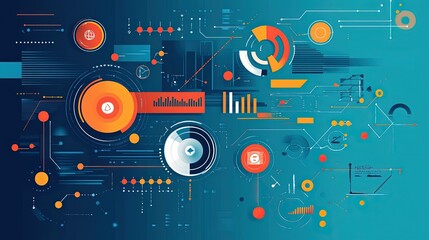 Obraz premium graphic resource for technology