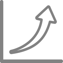 Single isolated icon with outline style icon on white background