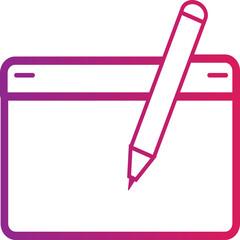Single isolated icon with outline style icon on white background