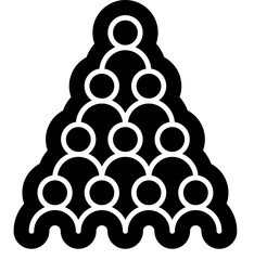 Oganization Icon, team Work Bussines