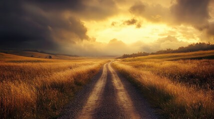 Naklejka premium The journey is obstructed calling for a revival of trust and confidence Uncertainty persists about future results while facing obstacles that challenge belief