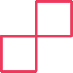 Obraz premium Single isolated icon with outline style icon on white background