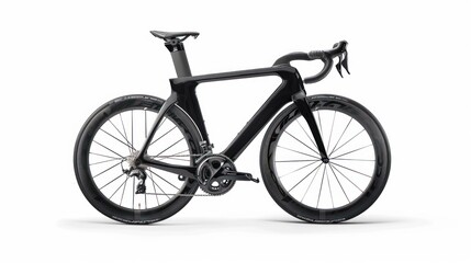 Fototapeta premium Black Road Bike