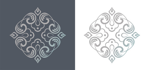 クリスマスをイメージしたフレームデザインセット