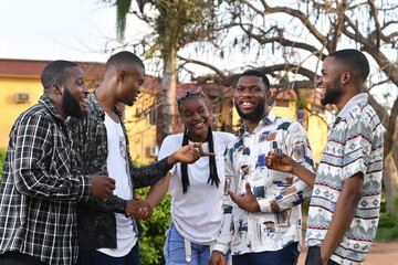 A Group Of college students Meeting Together