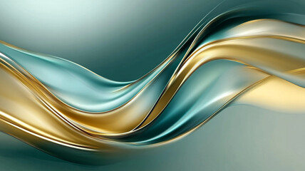 Obraz premium Smooth Abstract Background with Flowing Curves