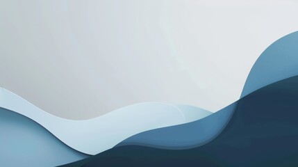 Abstract Blue Wave Design