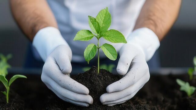Sustainability coordinator organizing a community tree-planting event, promoting eco-friendly careers   environmental job, community sustainability