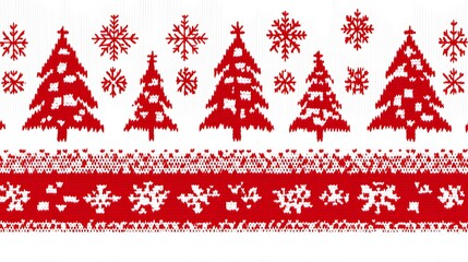 Set of Red Christmas Ornaments on White Fabric, Minimalist, Abstract Image, Texture, Pattern Background, Wallpaper, Cover and Screen for Smartphone, PC, Laptop, 9:16 and 16:9 Format