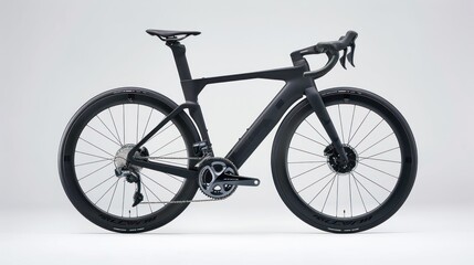 Fototapeta premium Black Road Bike