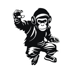 monkey vector logo