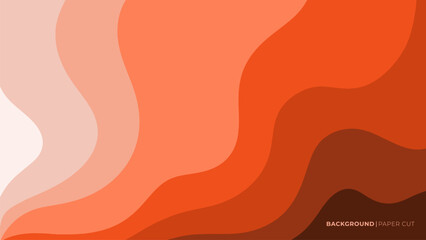 Paper Cut Style Abstract Background