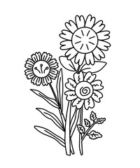 Flower vector background