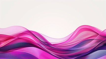 Abstract Pink and Purple Waves