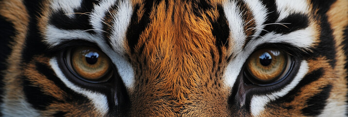 close up of tiger eyes
