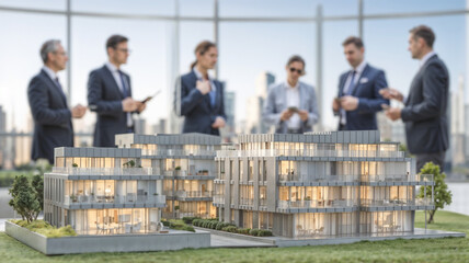 Bussiness people is Discuss