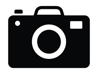 Camera icon. Shelty of photo camera icon for perfectly illustrated website designs isolated on white background. Simple and editable camera icons photography concept. Vector illustration.