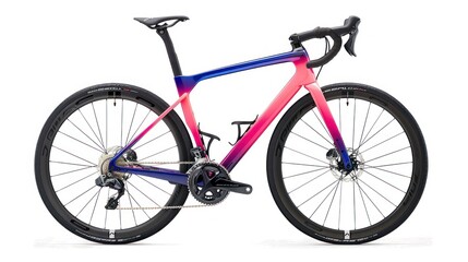 Pink and Blue Gradient  Road Bike