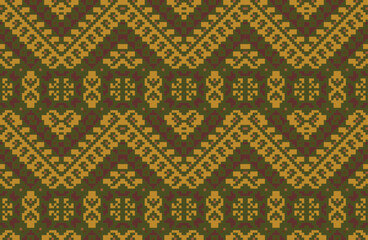 Baroque Seamless Abstract Geometric Patternfolk Embroidery, Aztec Geometric Ornament Print. Design for Carpet, Wallpaper, Clothing, Wrapping, Fabric