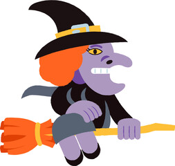 Obraz premium Halloween Icon Pencil Style