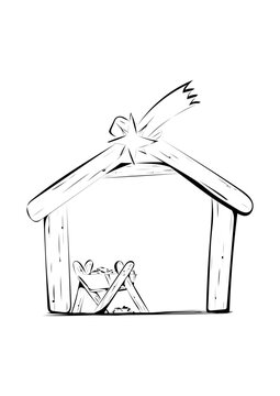 recommend clip art: Krippe 