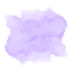 Obraz premium Purple watercolor design. Purple cloud. Purple sky. Purple pastel brush